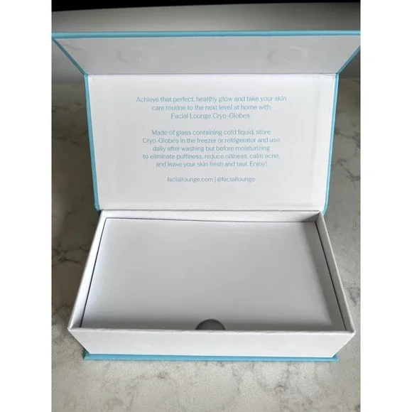 NEW Facial Lounge Cryo Globes Cryotherapy Cold Ice Roller Face Body Treatment - Picture 4 of 5